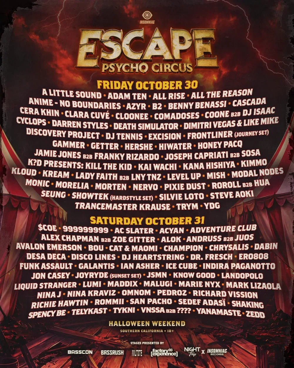 Escape Halloween festival cover