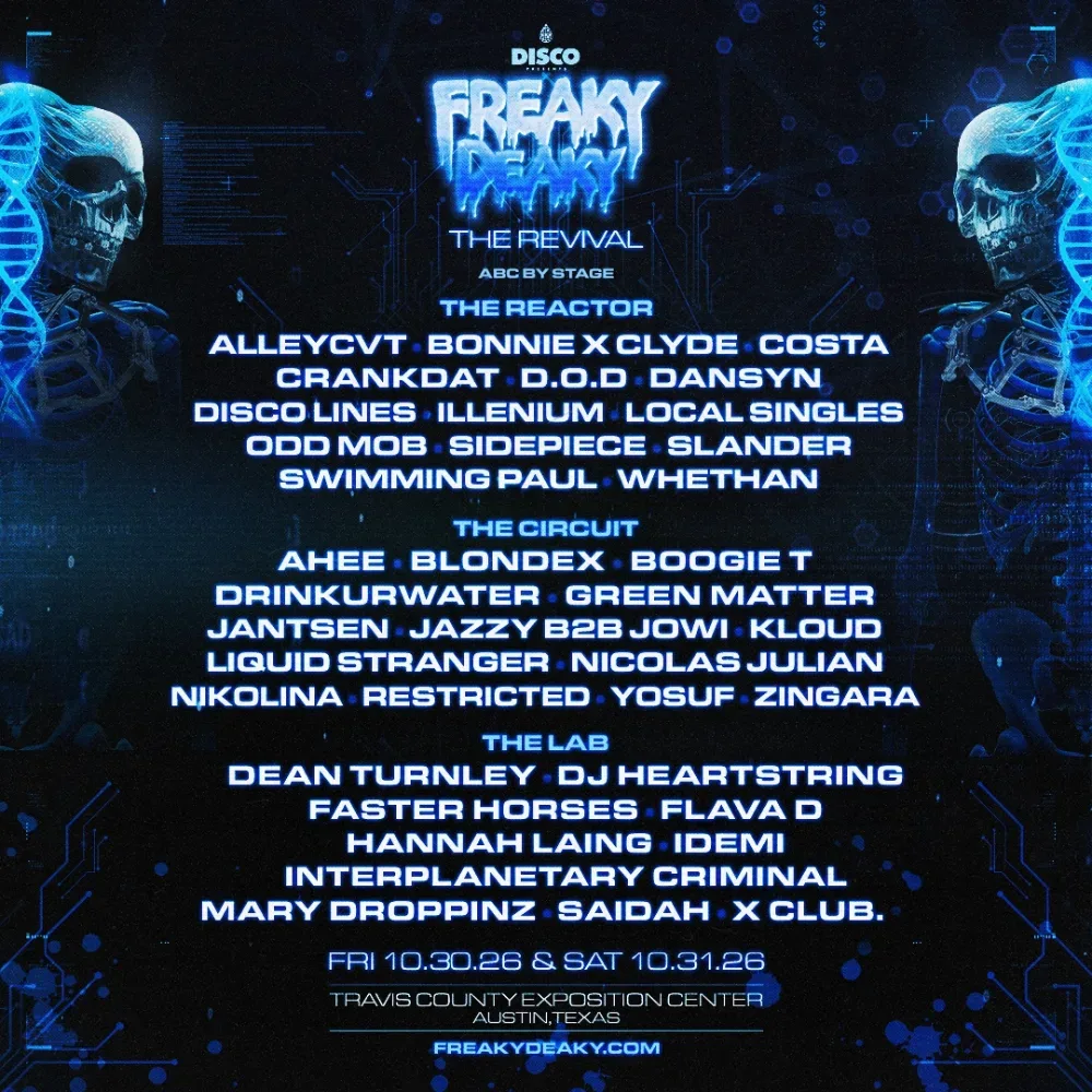 Freaky Deaky festival cover